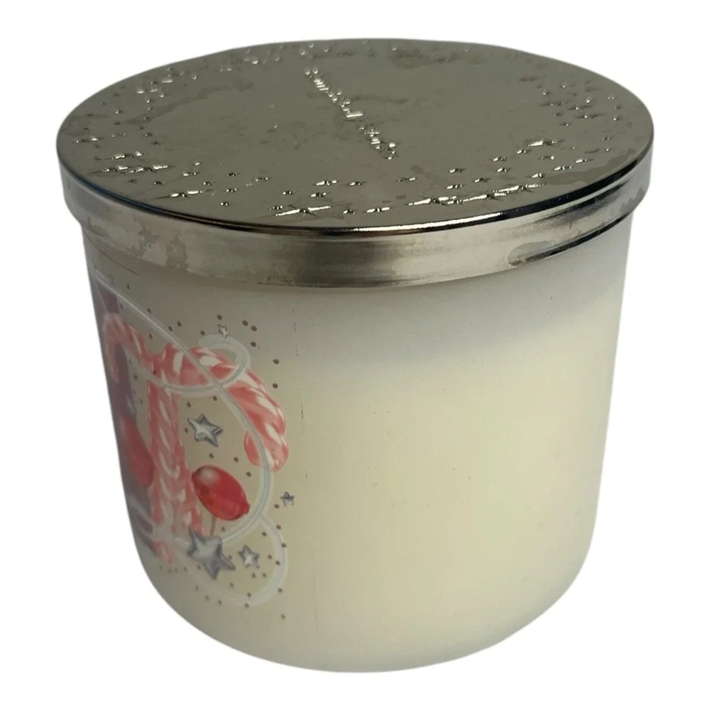 Bath & Body Works Twisted Peppermint 3 Wick Scented Candle  14.5 oz